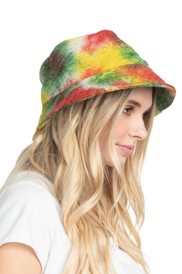 Rainbow tie cheap dye bucket hat