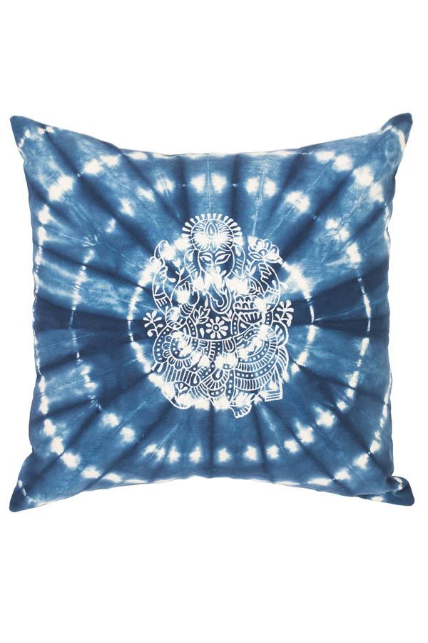 Blue tie dye outlet throw pillow