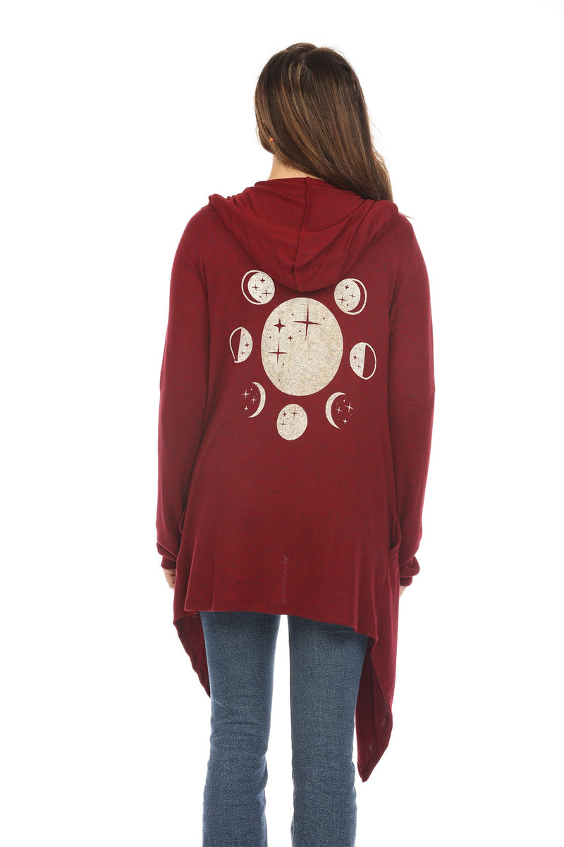 Moon Cycle Waterfall Hoodie