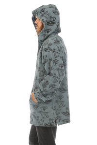 Mushroom Unisex Baja Hoddie