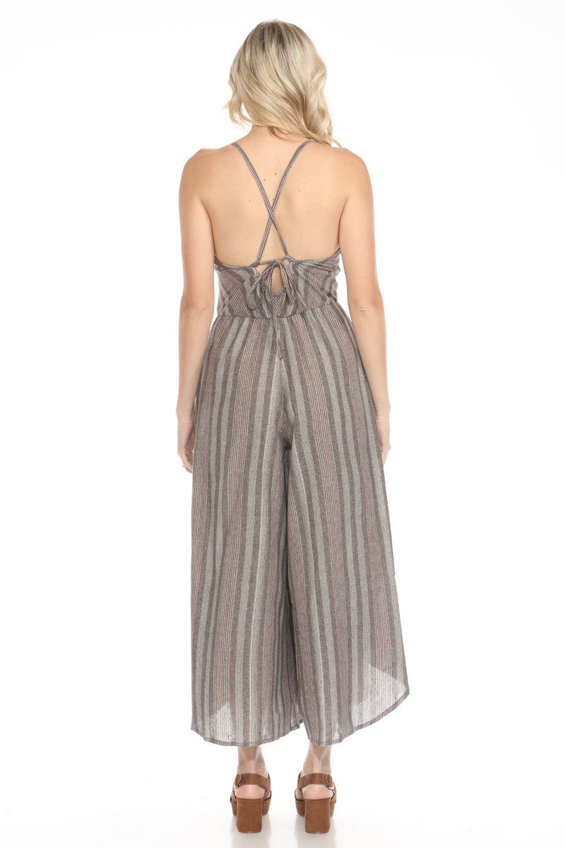 Stripe Palazzo Jumpsuit