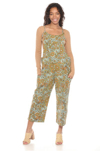 Flower Power Oversized Overalls