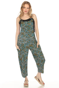 Flower Power Oversized Overalls