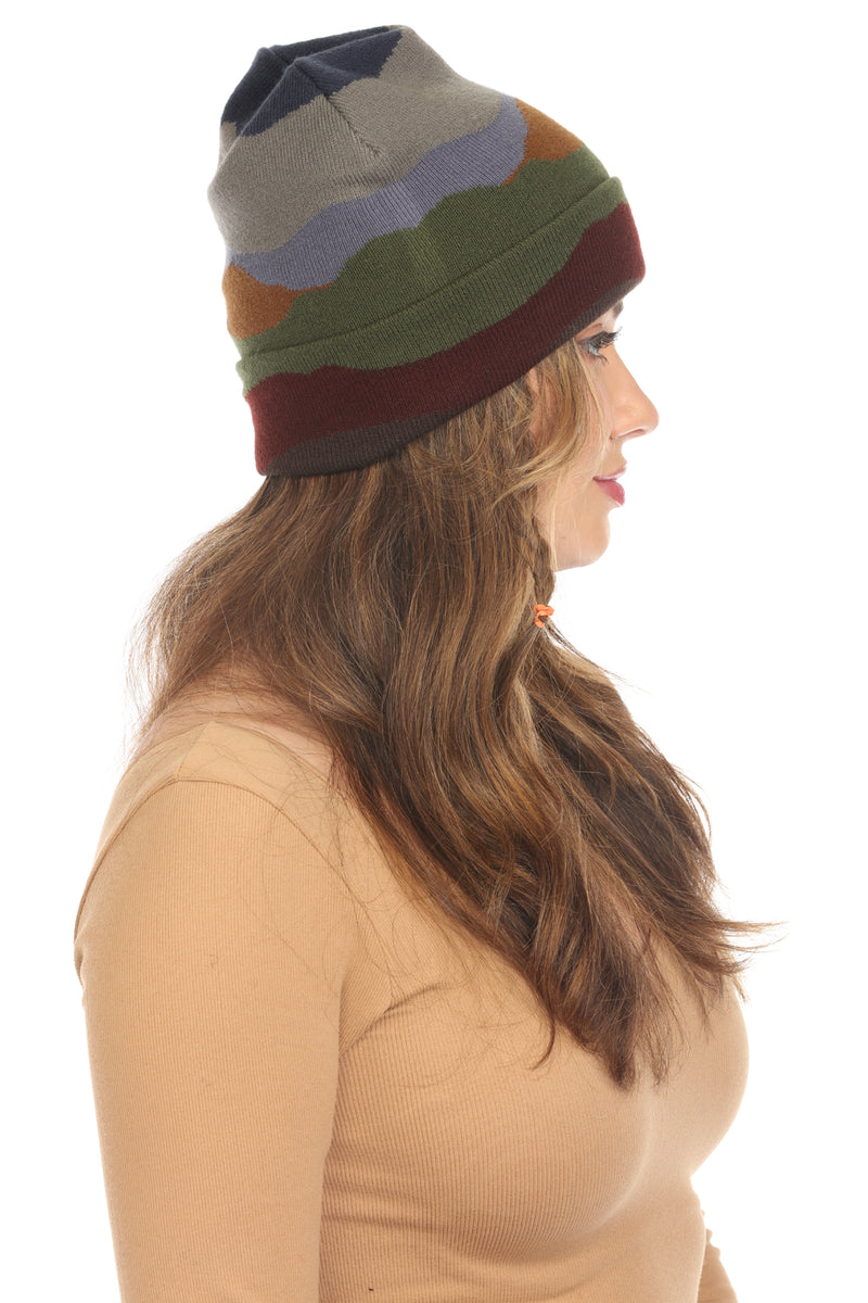 Mountain Landscape Beanie