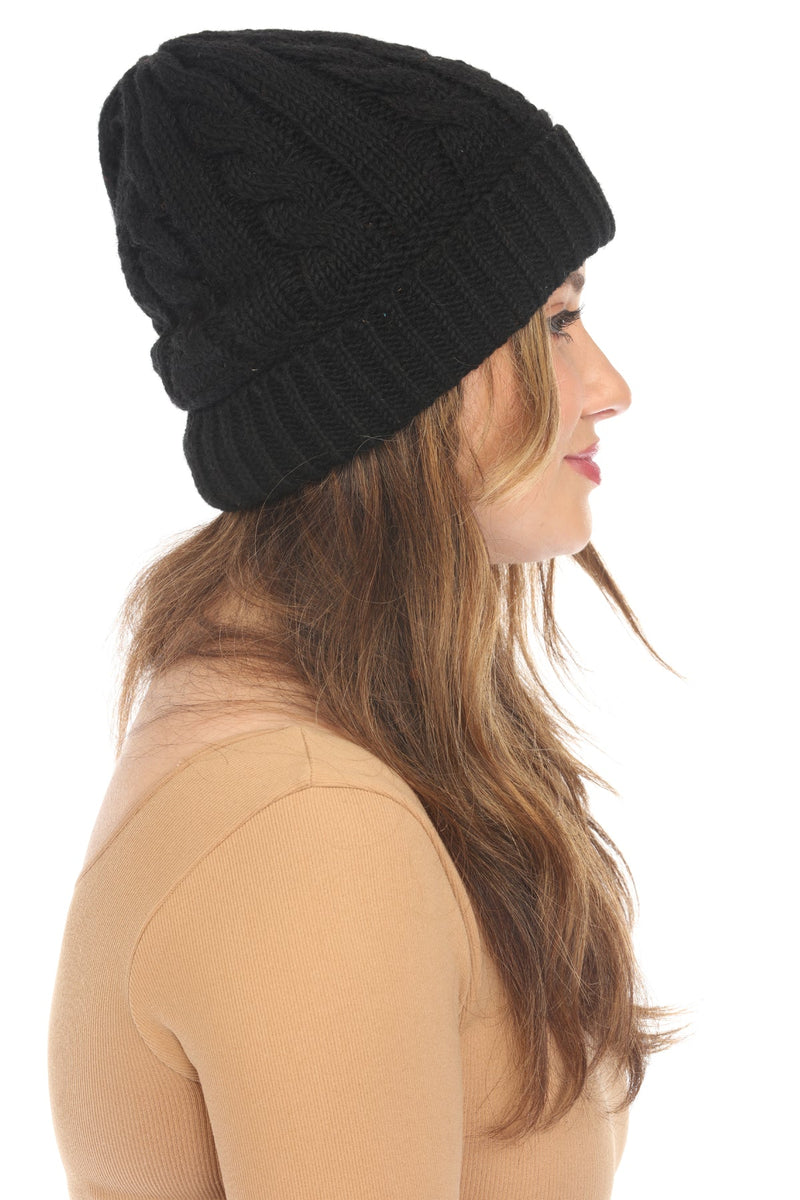 Cable Knit Fishermans Beanie