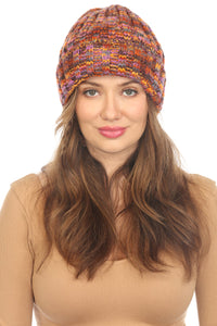 Tie Dye Rib Knit Beanie