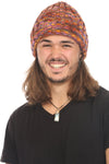 Tie Dye Rib Knit Beanie