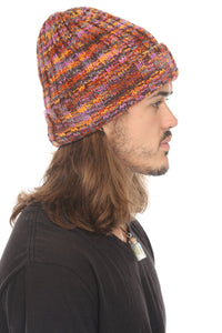 Tie Dye Rib Knit Beanie