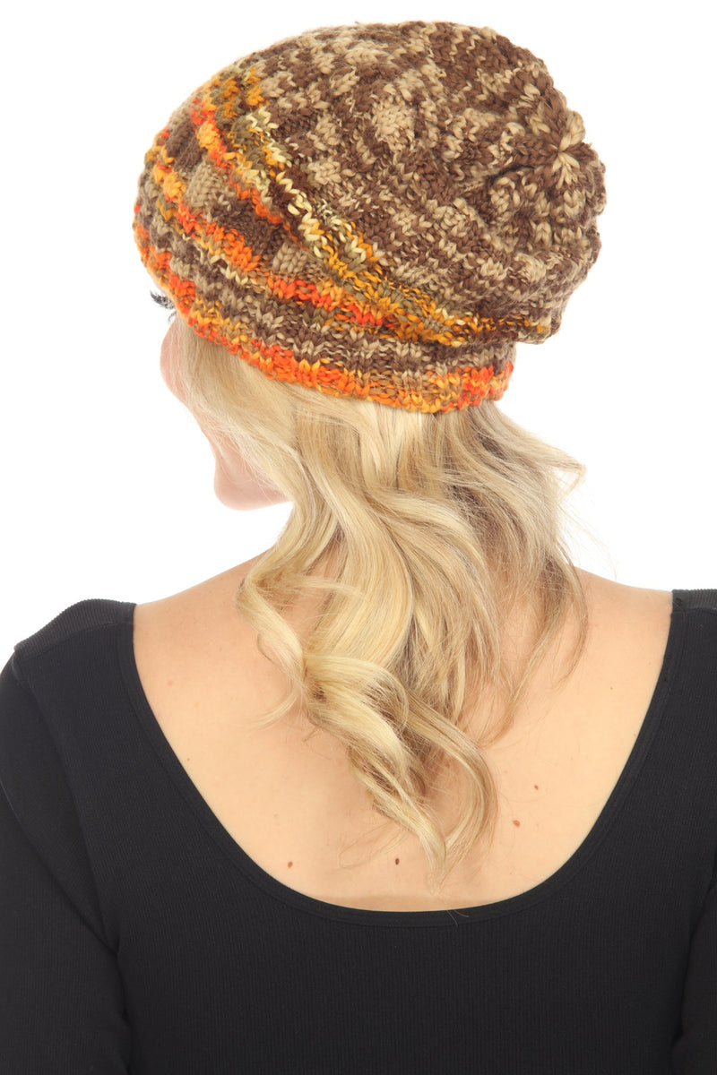 Multi Color Rib Knit Beanie