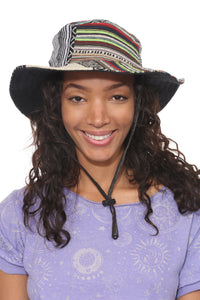 Hemp Cotton Patchwork Boonie Hat