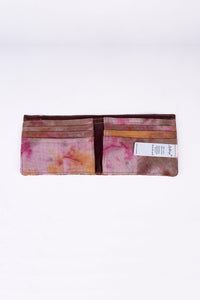 Tie-Dye Leaf Cotton Wallet