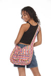 Jacquard Cargo Pocket Crossbody Tote