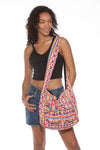 Jacquard Cargo Pocket Crossbody Tote