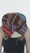 Hemp Cotton Patchwork Boonie Hat