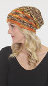 Multi Color Rib Knit Beanie