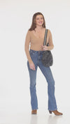 Stonewash Canvas Hobo Bag