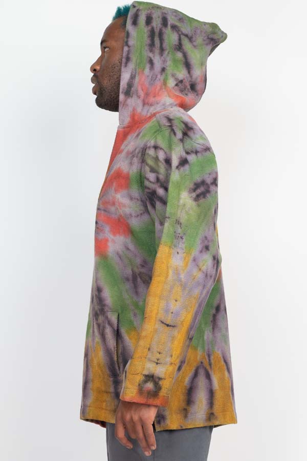 Rasta tie dye on sale hoodie