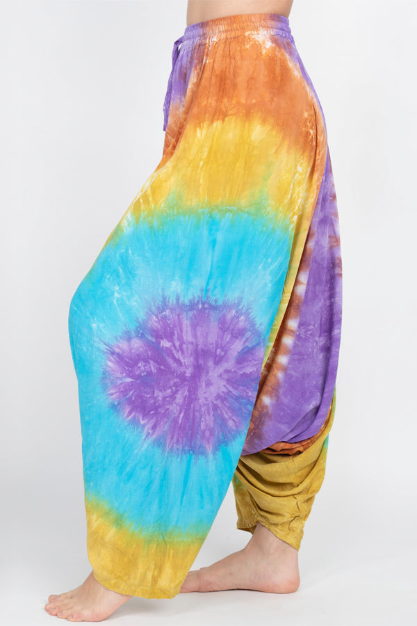 Tie dye hot sale flowy pants