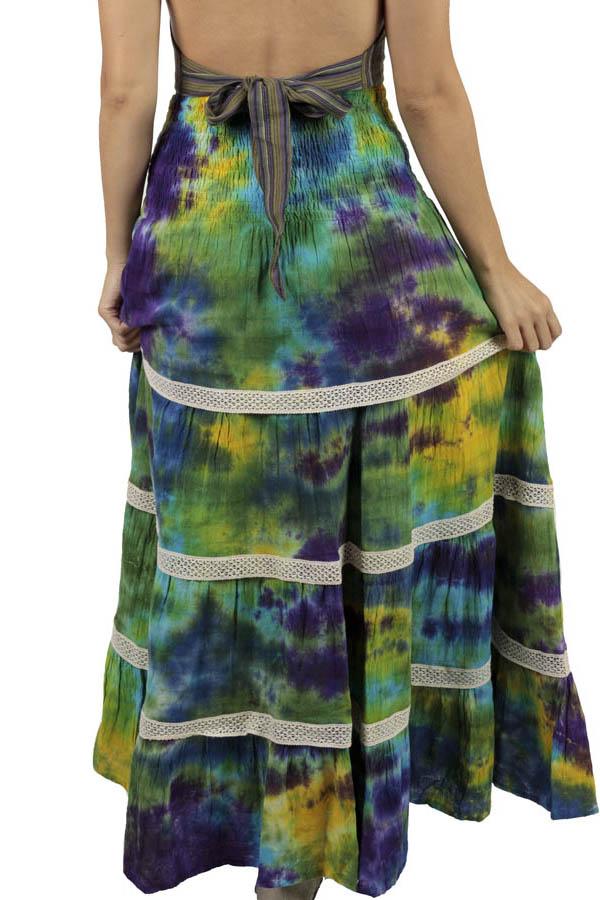 Tie dye cotton clearance skirts