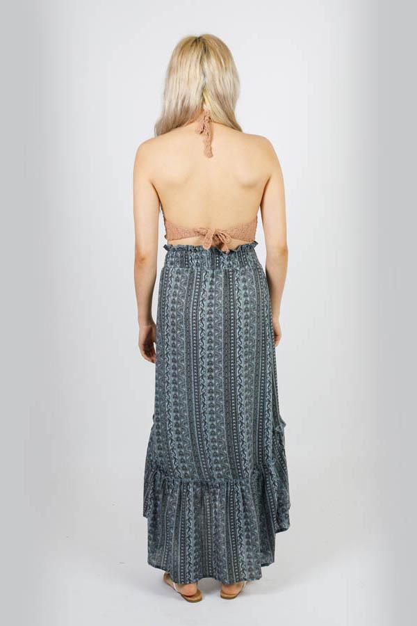 Lara print on sale boho maxi skirt