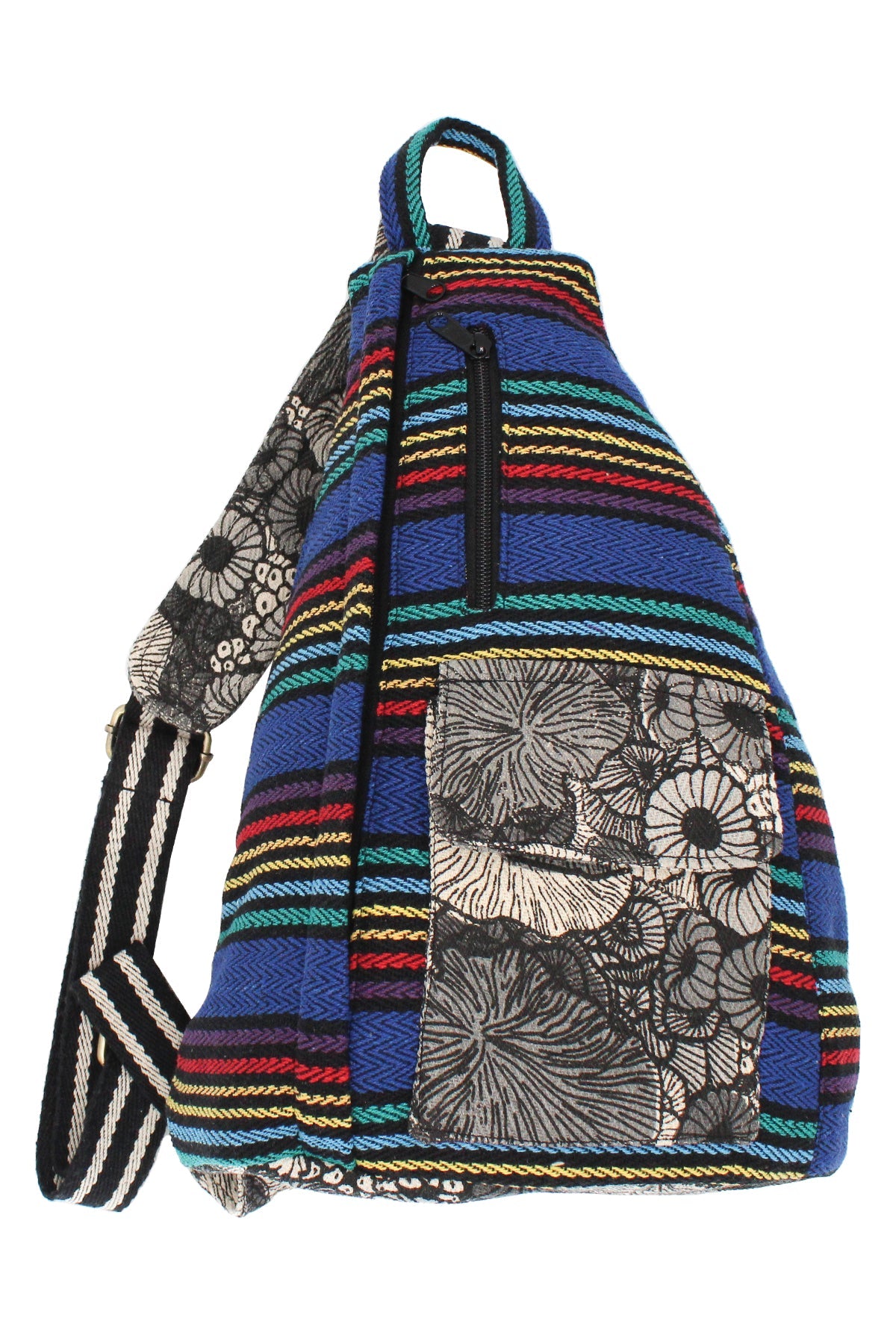 Boho Fringe Embroidered Convertible Crossbody Belt Bag – Lakhay-Retail
